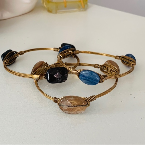 3 for $25 BourbonAndBoweties stackable Bracelets - Picture 2 of 3